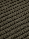 Napoli (dark green) - 100% cashmere ribbed scarf (unisex)- Leather Gloves Online - Luxury Italian Scarf - 2