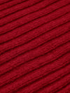 Napoli (red) - 100% cashmere ribbed scarf (unisex)- Leather Gloves Online - Luxury Italian Scarf - 2