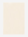 Napoli (cream) - 100% cashmere ribbed scarf (unisex)- Leather Gloves Online - Luxury Italian Scarf - 3