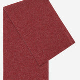 Riccardo (red & grey) - 100% cashmere scarf with pattern