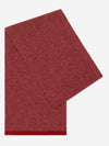 Riccardo (red & grey) - 100% cashmere scarf with pattern - Leather Gloves Online - Luxury Italian Scarf - 1