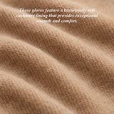 Antonio (orange) - Luxurious Italian peccary leather gloves with cashmere lining