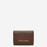Costanza (brown) - Italian calf leather women’s wallet