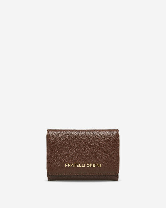 Costanza (brown) - Italian calf leather women’s wallet