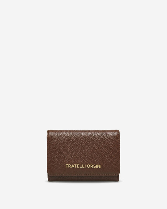 Costanza (brown) - Italian calf leather women’s wallet