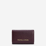 Costanza (eggplant) - Italian calf leather women’s wallet
