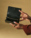 Costanza (black) - Italian calf leather women’s wallet