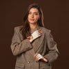 Daniella (cognac) - Hand-sewn Italian crochet driving gloves from lambskin leather- Leather Gloves Online - Luxury Leather Gloves - 6