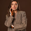 Daniella (cognac) - Hand-sewn Italian crochet driving gloves from lambskin leather- Leather Gloves Online - Luxury Leather Gloves - 11