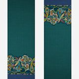 Edoardo (dark green) - soft and lightweight Italian scarf from 100% wool