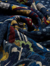 Edoardo (blue) - soft and lightweight Italian scarf from 100% wool - Leather Gloves Online - Luxury Italian Scarf - 5