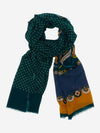 Edoardo (dark green) - soft and lightweight Italian scarf from 100% wool - Leather Gloves Online - Luxury Italian Scarf - 1