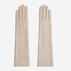 Leonora (cream) - Italian cashmere lined 6-button length leather gloves