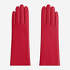 FC04 (deep red) - Women's Italian cashmere lined leather gloves