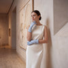 FC04 (sky) - Women's Italian cashmere lined leather gloves