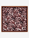 Bruna (brown/orange)- soft and lightweight Italian foulard from pure silk - Leather Gloves Online - Luxury Silk Scarf - 2