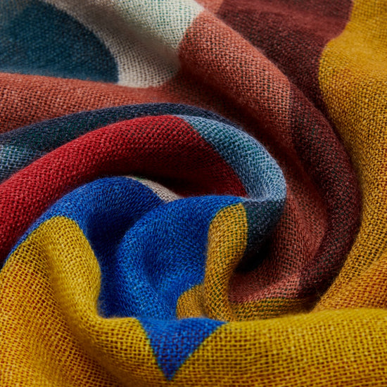 Evelina - soft and lightweight Italian scarf from premium wool - Leather Gloves Online - Luxury Italian Scarf - 4