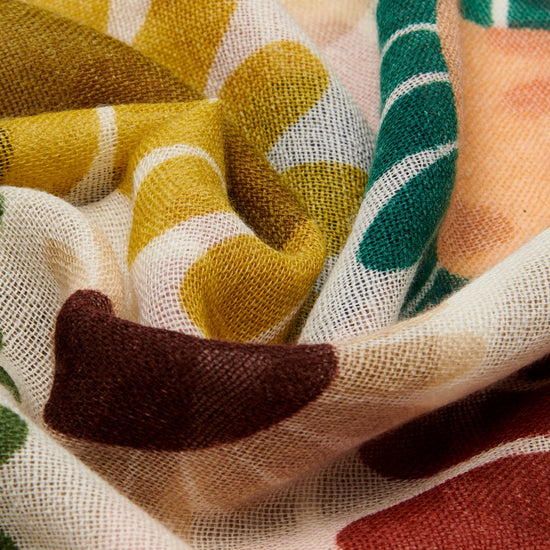 Evelina (yellow) - soft and lightweight Italian scarf from premium wool - Leather Gloves Online - Luxury Italian Scarf - 4