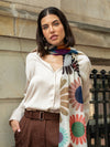 Evelina (yellow) - soft and lightweight Italian scarf from premium wool - Leather Gloves Online - Luxury Italian Scarf - 6
