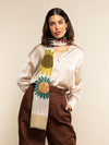Evelina (yellow) - soft and lightweight Italian scarf from premium wool - Leather Gloves Online - Luxury Italian Scarf - 8