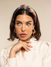 Fiorella (red/blue) - soft and lightweight Italian foulard from pure silk - Leather Gloves Online - Luxury Italian Scarf - 10
