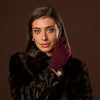 Florentina (red) - Handmade Italian knitted wool gloves with luxurious cashmere lining - Leather Gloves Online - Luxury Leather Gloves - 6