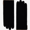 Florentina (black) - Handmade Italian knitted wool gloves with luxurious cashmere lining - Leather Gloves Online - Luxury Leather Gloves - 1