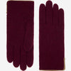 Florentina (red) - Handmade Italian knitted wool gloves with luxurious cashmere lining - Leather Gloves Online - Luxury Leather Gloves - 1