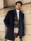 Edoardo (blue) - soft and lightweight Italian scarf from 100% wool - Leather Gloves Online - Luxury Italian Scarf - 9