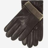 Giovanni (brown) - classic Italian lambskin leather gloves with cashmere lining - Fratelli Orsini - Luxury Leather Gloves - Handmade in Italy - 1