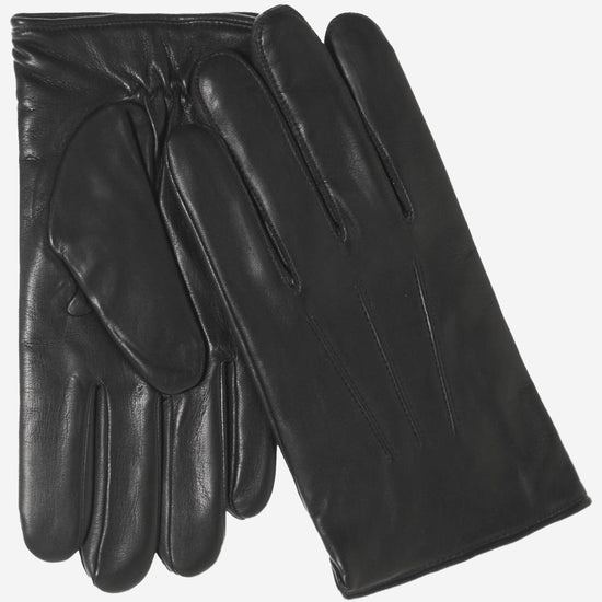Giovanni (black) - classic Italian lambskin leather gloves with cashmere lining & touchscreen feature - Leather Gloves Online - Luxury Leather Gloves - 2