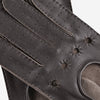 Leonardo (dark brown) - Italian driving gloves made of American deerskin leather - Leather Gloves Online - Luxury Leather Gloves - 3