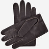 Leonardo (dark brown) - Italian driving gloves made of American deerskin leather - Leather Gloves Online - Luxury Leather Gloves - 4