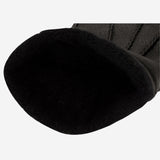 Lorenzo (black) - Italian gloves made of American deerskin leather with cashmere lining