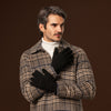 Luciano (black) - Handmade Italian knitted wool gloves with luxurious cashmere lining - Leather Gloves Online - Luxury Wool Gloves - 3