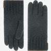 Luciano (grey) - Handmade Italian knitted wool gloves with luxurious cashmere lining - Leather Gloves Online - Luxury Wool Gloves - 1