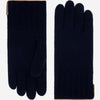 Luciano (dark blue) - Handmade Italian knitted wool gloves with luxurious cashmere lining - Leather Gloves Online - Luxury Wool Gloves - 1