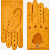 Marcello (yellow) – Luxurious Italian peccary driving gloves