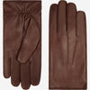 Marco (brown) - Italian lambskin leather gloves with brown rabbit fur lining - Leather Gloves Online - Luxury Leather Gloves - 2