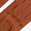 Maria (brown) - Italian driving gloves made of American deerskin leather - Leather Gloves Online - Luxury Leather Gloves - 2