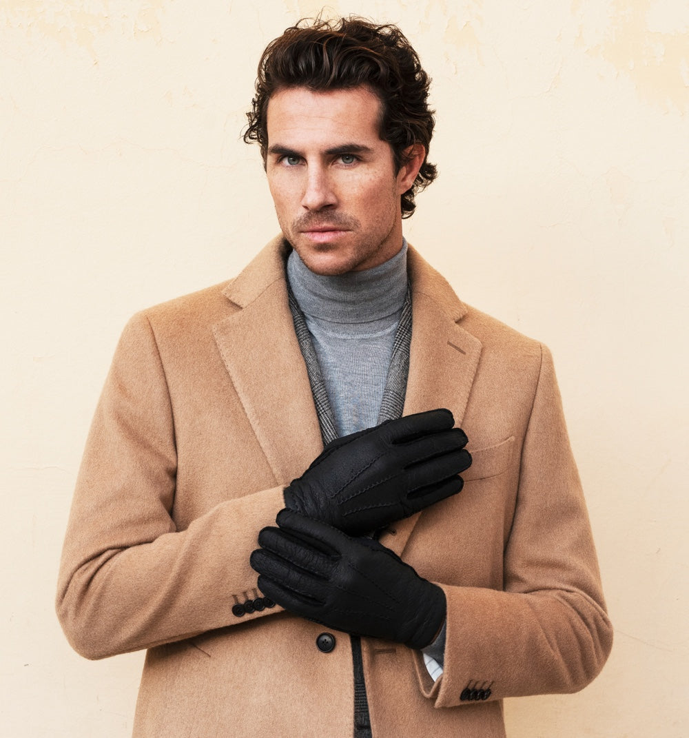 Genuine leather outlet gloves