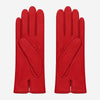 P2666 (red) - Women’s unlined Italian lambskin leather dress gloves