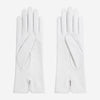 PZ01G (white) – Unlined Italian lambskin embroidered dress gloves
