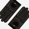 Raffaella (black) – Luxurious Italian peccary driving gloves  - Leather Gloves Online - Luxury Leather Gloves - 2