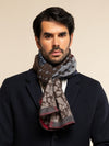 Federico (red/blue) - warm and soft Italian scarf from wool blend
- Leather Gloves Online - Luxury Italian Scarf - 2