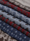 Federico (red/blue) - warm and soft Italian scarf from wool blend
- Leather Gloves Online - Luxury Italian Scarf - 5