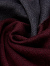 Romeo (red/grey) - warm and soft scarf from 100% wool - Leather Gloves Online - Luxury Italian Scarf - 3