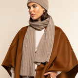 Cashmere Scarf Brown Napoli - Leather Gloves Online® - Luxury Leather Gloves - Made in Italy - 8