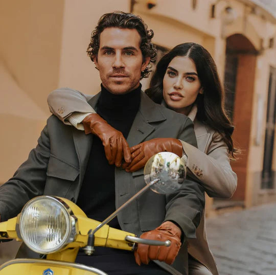 Brown Leather Gloves