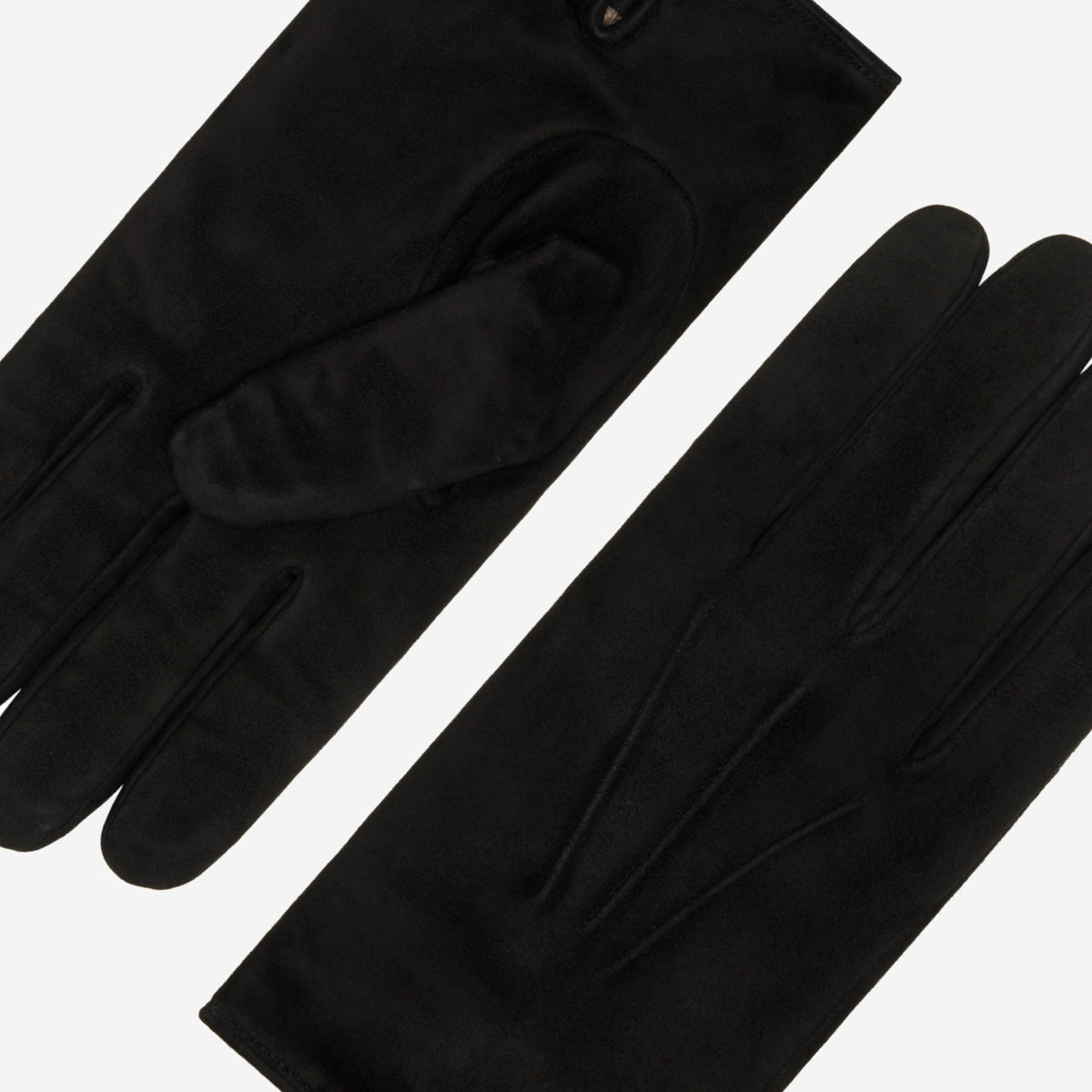 Silvia (black) - suede leather gloves with luxurious cashmere lining - Leather Gloves Online - Luxury Leather Gloves - 4